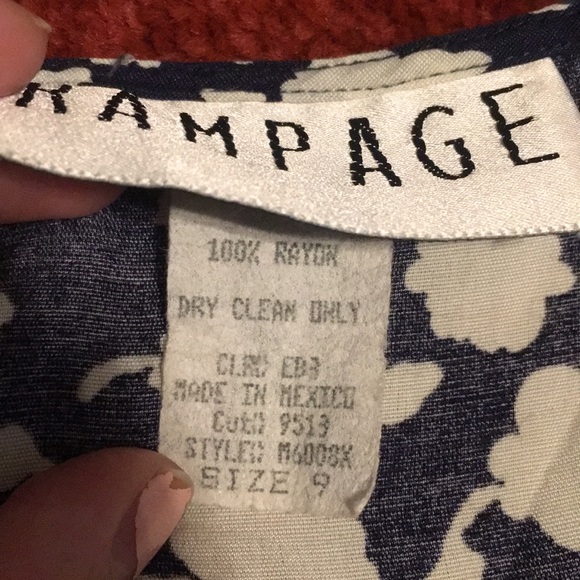 Vintage RAMPAGE floral dress - Picture 2 of 7